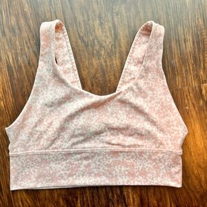 Dip Brand Pink Patterned Sports Bra